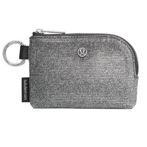 Clippable Card Pouch Glitter  Dark Silver/Graphite Grey/Silver